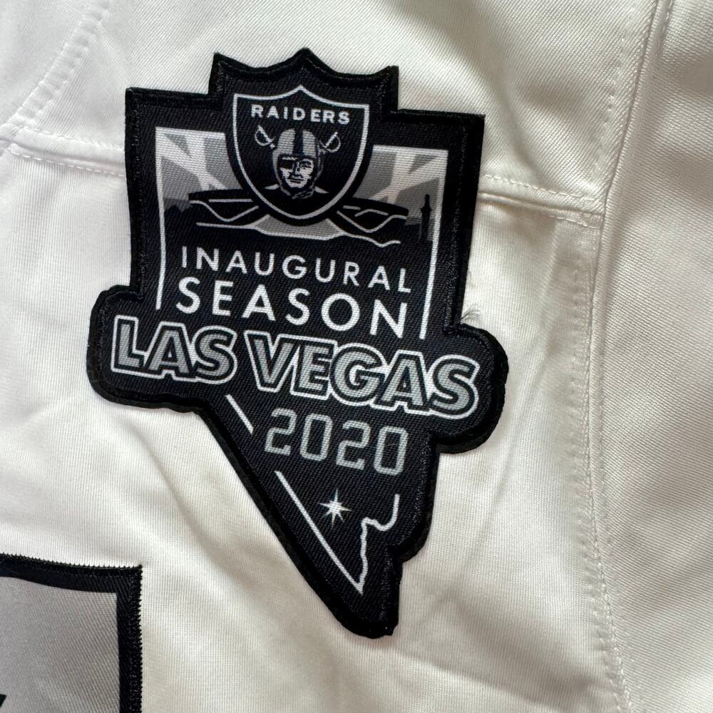 NWT Nike Raiders Davante Adams #17 On Field Jersey LV Inaugural 2020 Patch - Picture 4 of 12